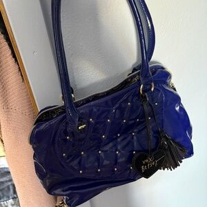 Beautiful cobalt blue satchel